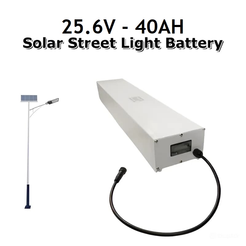 Bộ lưu điện đèn năng lượng mặt trời LiFePo4 25.6V-40AH cho dự án chiếu sáng Zalaa Battery Lithium Solar Street light