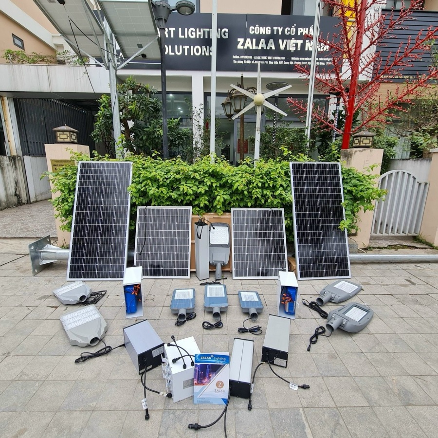 Bộ pin tích điện đèn năng lượng mặt trời LiFePo4 25.6V-50AH cho dự án chiếu sáng Zalaa Battery Lithium Solar Street light