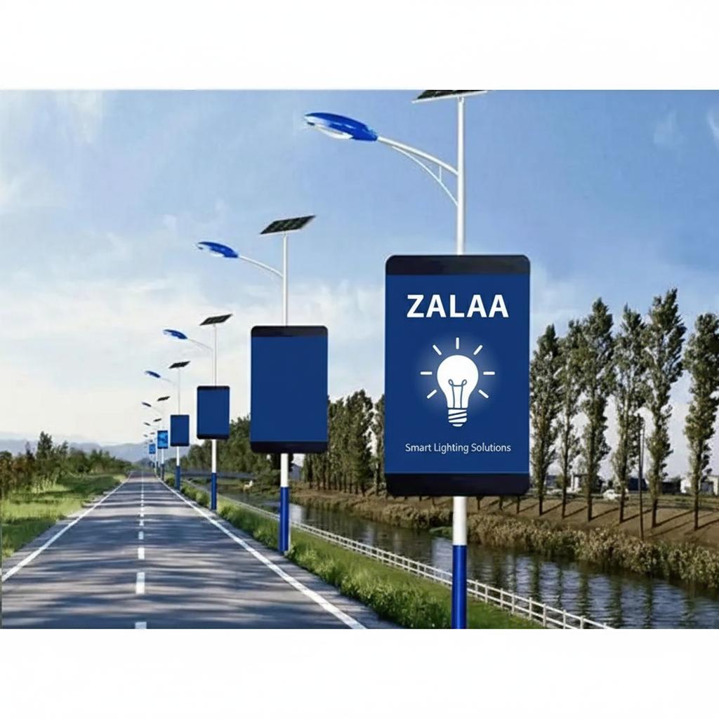 Bộ Tay Treo Banner Cột Đèn ZALAA, Giá Treo Phướn Quảng Cáo Chịu Gió