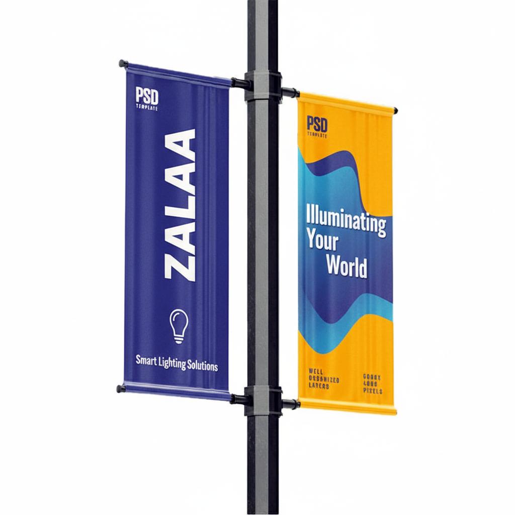 Bộ Tay Treo Cờ Quảng Cáo Cột Đèn Cánh Buồm ZALAA | Bền Bỉ, Thẩm Mỹ