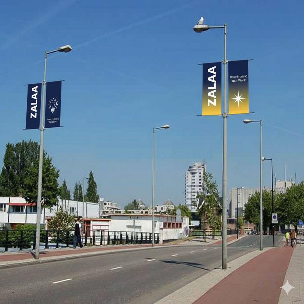 Nhận OEM Sản Xuất Tay Treo Banner Trên Thân Cột Đèn Theo Yêu Cầu