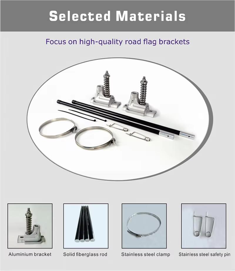 Bộ Tay Treo Banner Cột Đèn ZALAA, Giá Treo Phướn Quảng Cáo Chịu Gió