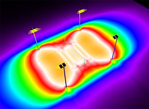 Đèn LED Sân Bóng Chuyền ZALAA