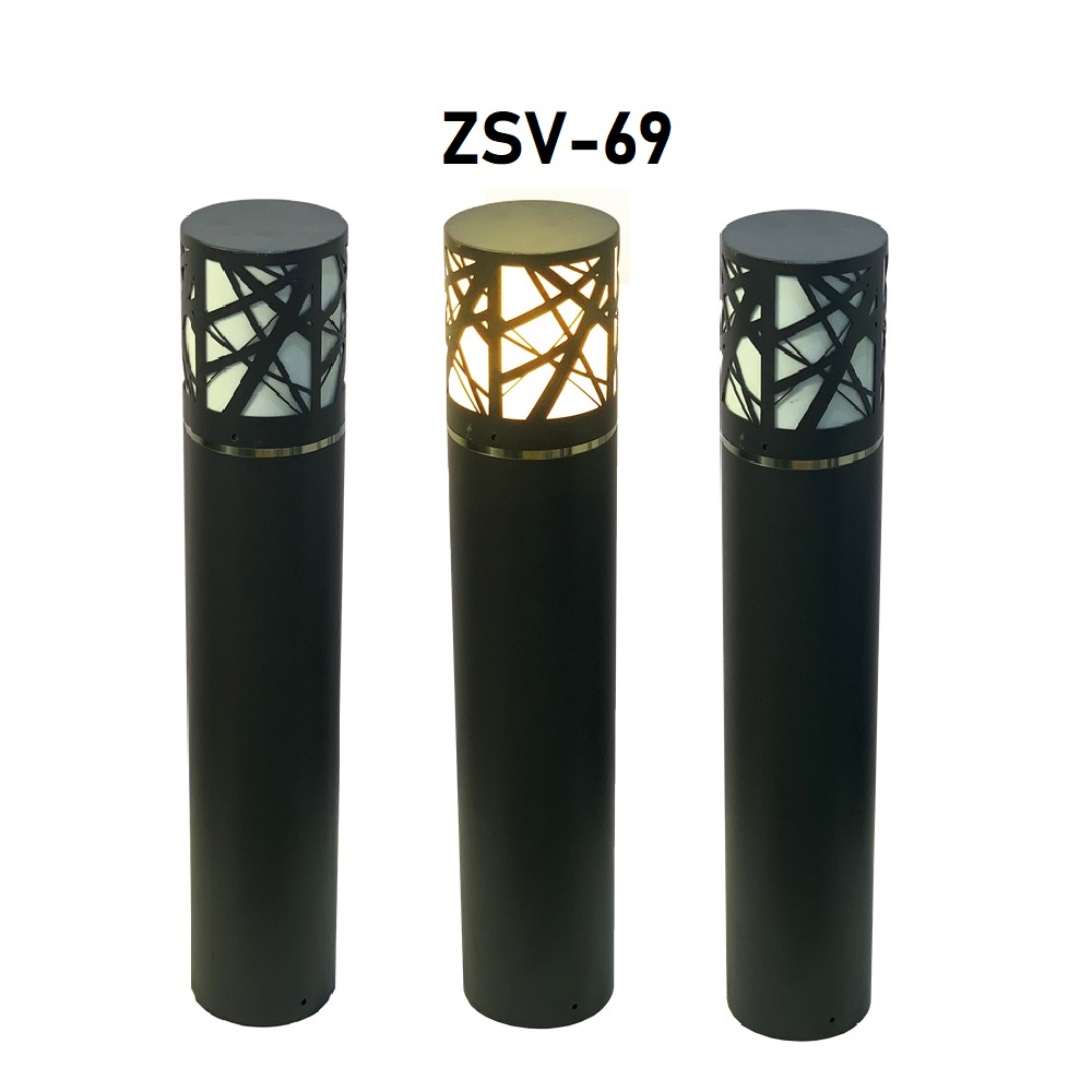 ✅ Trụ Đèn LED | Nấm Sân Vườn ZSV Kiểu dàng tròn cao từ 30cm đến 1m