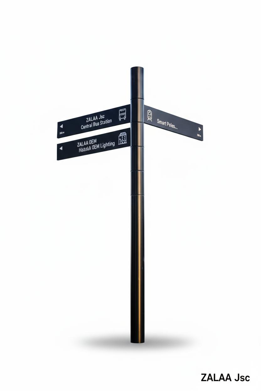 Cột Chỉ Dẫn Đường Cảnh Quan Smart City, Tòa nhà, Trung tâm thương mại, Bệnh viện