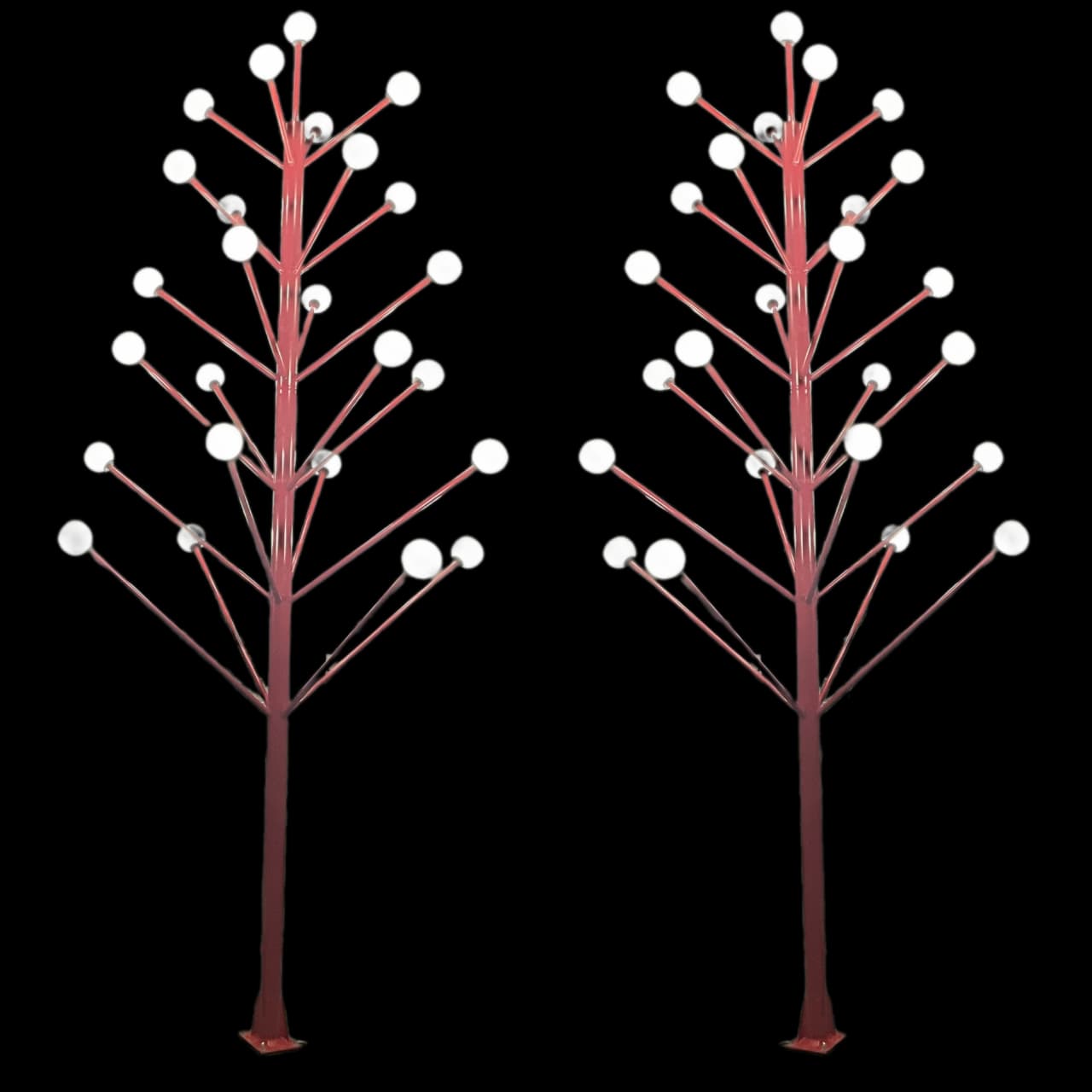 Cột Cây Thông Trang Trí Sân Vườn Cao 7m 25 tay Cầu D200 ZALAA