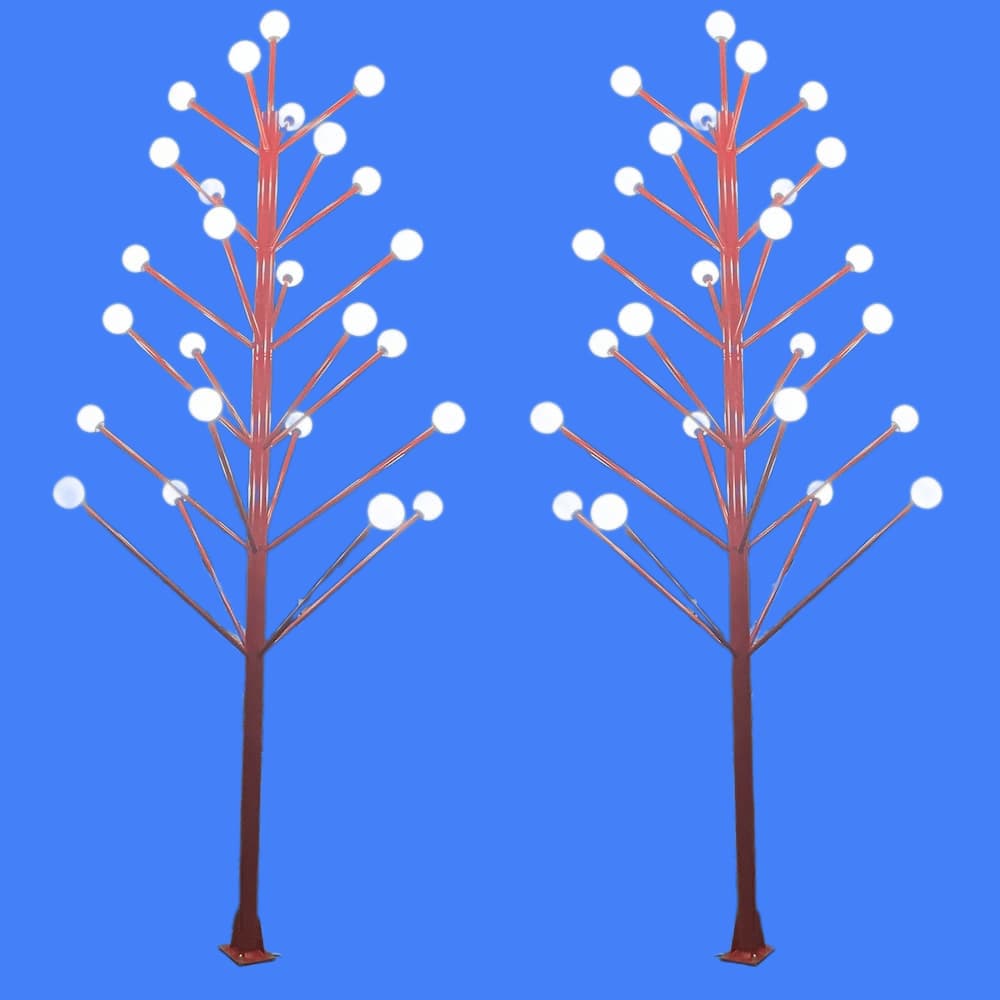 Cột Cây Thông Trang Trí Sân Vườn Cao 7m 25 tay Cầu D200 ZALAA