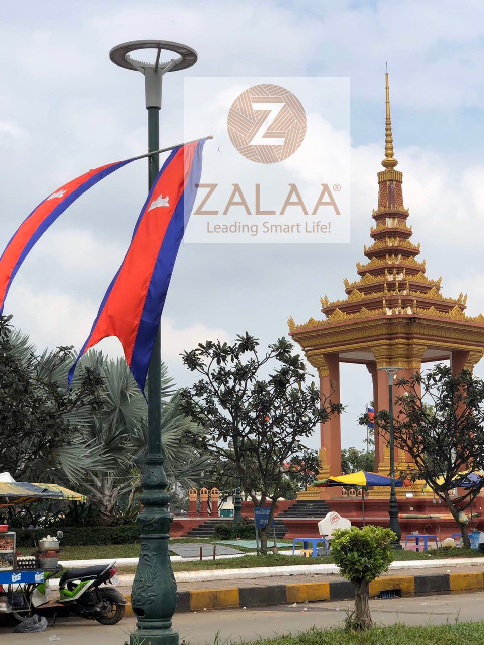 Cột Đèn Hiện Đại Trang Trí Công Viên, đường phố, khu đô thị, khu nghỉ dưỡng resort công suất 40W, 50W, 60W