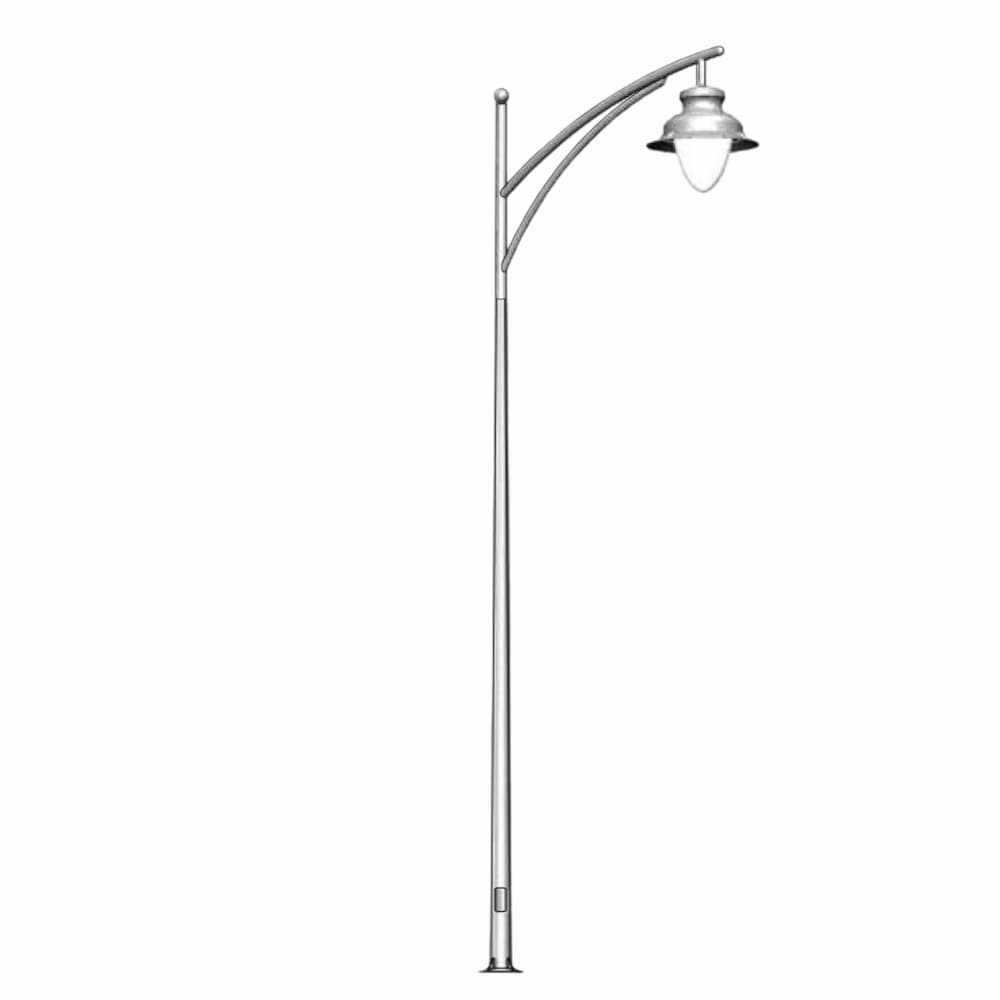 Cột Đèn Cao Áp Chiếu Sáng Đường Phố | Cần Đèn Đơn ZCD.CD17