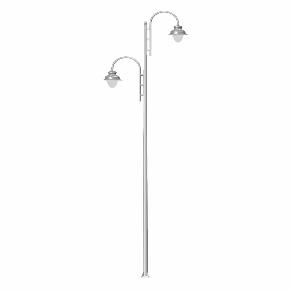 Cột Đèn Cao Áp GONI Cần Đôi 2 Bóng ZCD.Goni2 ZALAA | Chiếu Sáng Đường Phố