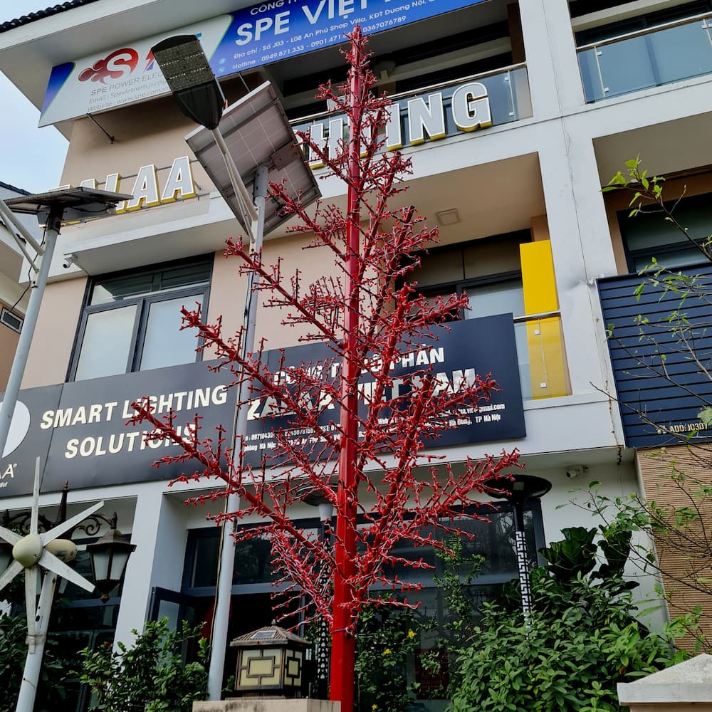 Cột Đèn Cây Thông Trang Trí Ngoài Trời Mã SP ZSV-Christmas tree