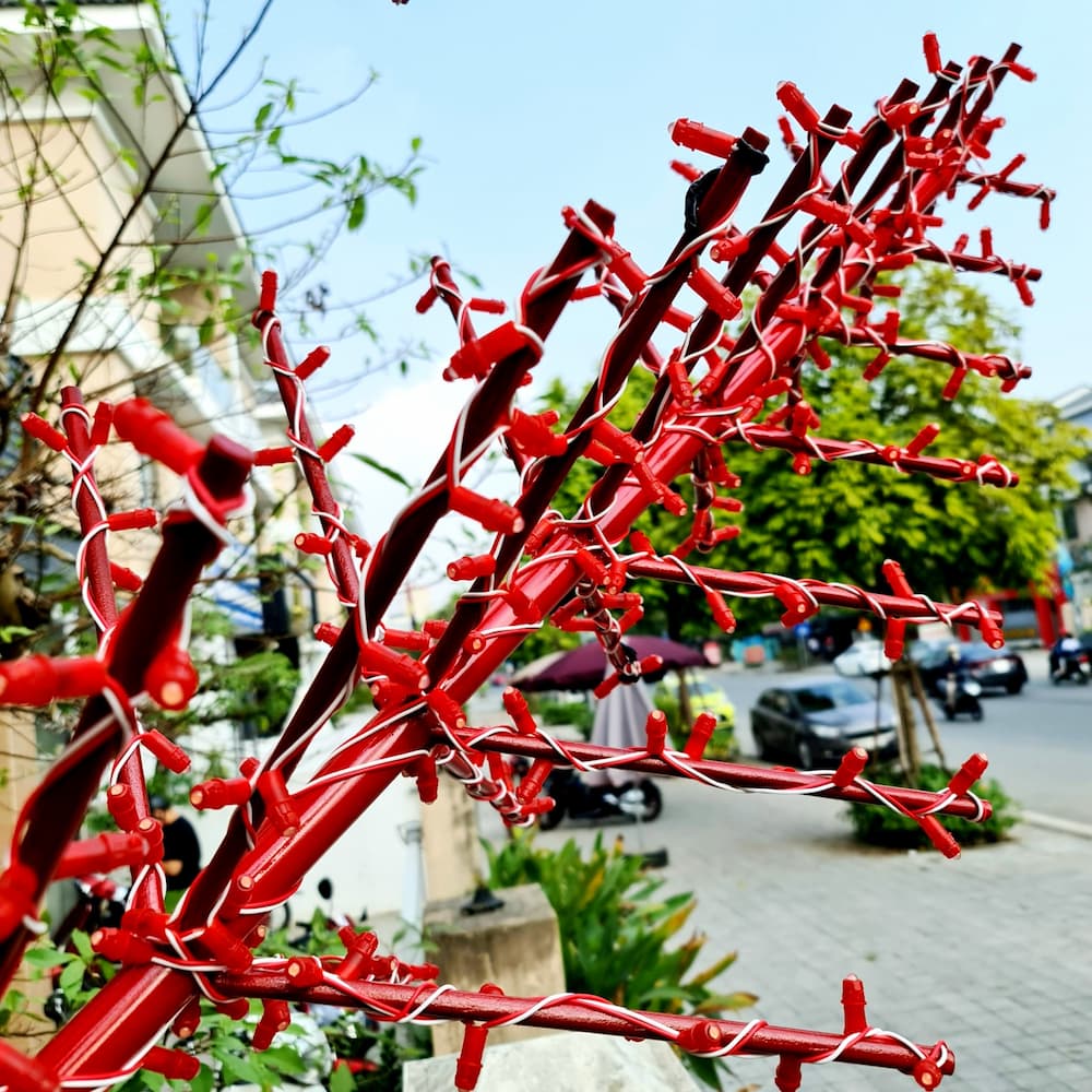 Cột Đèn Cây Thông Trang Trí Ngoài Trời Mã SP ZSV-Christmas tree