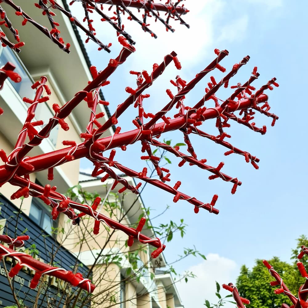 Cột Đèn Cây Thông Trang Trí Ngoài Trời Mã SP ZSV-Christmas tree