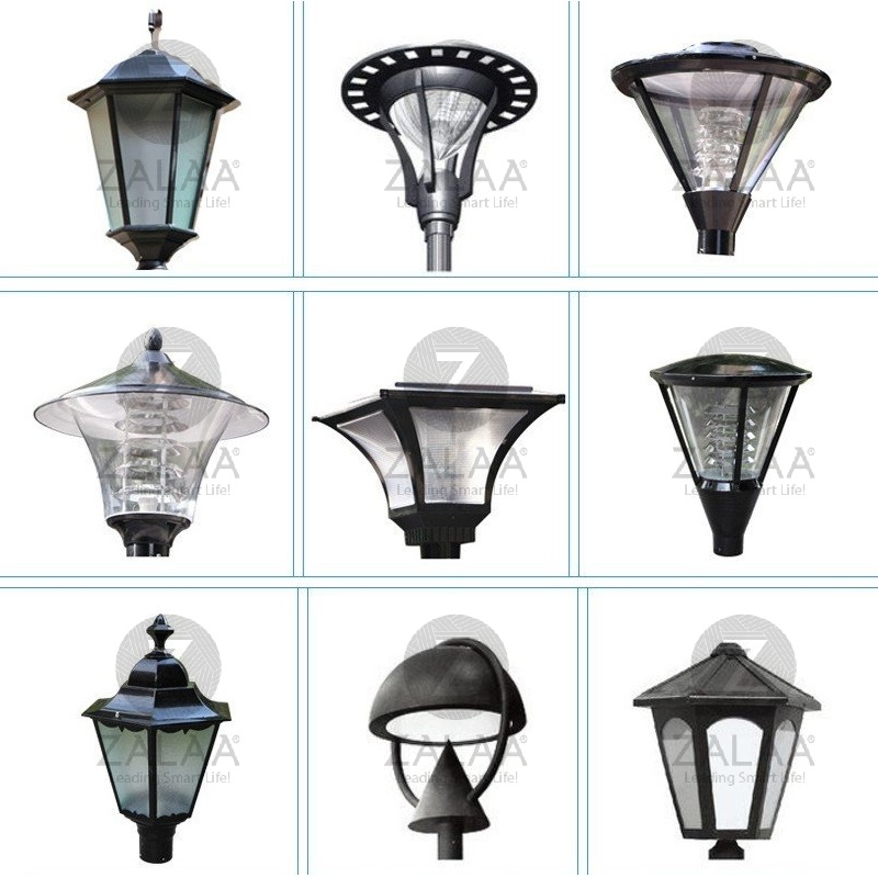 Cột Đèn Chiếu Sáng và Trang Trí Cảnh Quan Sân Vườn Công Viên ZALAA ZCSV-001 Cao 3-5m