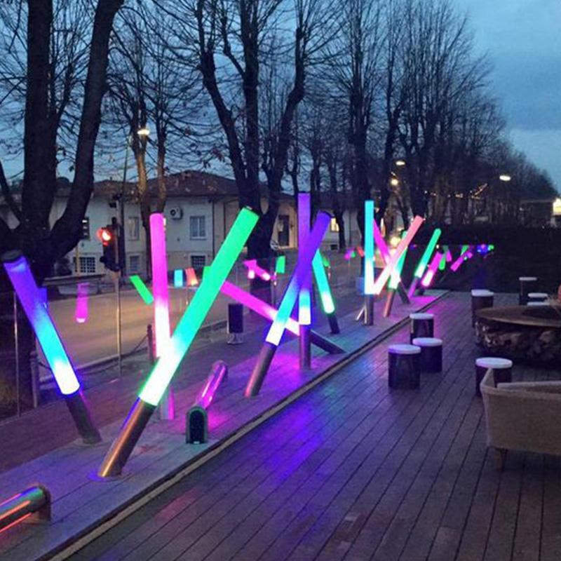Cột Đèn LED 3D Tương Tác Thông Minh ZALAA – Hiệu Ứng Nhạc & Cảm Biến (Streaming Light Column)