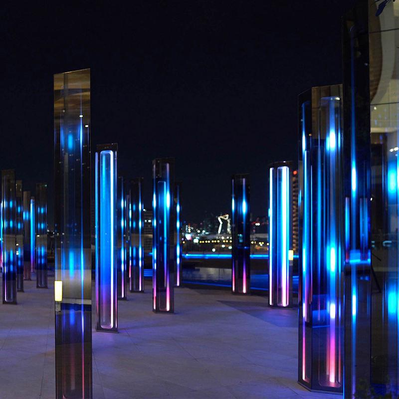 Cột Đèn LED 3D Tương Tác Thông Minh ZALAA – Hiệu Ứng Nhạc & Cảm Biến (Streaming Light Column)