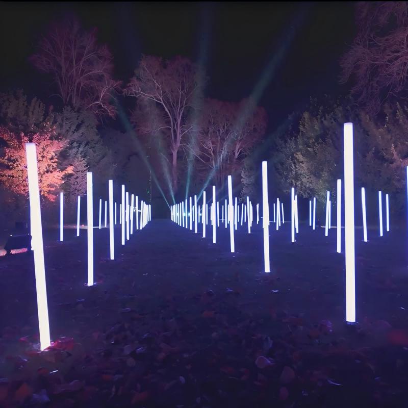 Cột Đèn LED 3D Tương Tác Thông Minh ZALAA – Hiệu Ứng Nhạc & Cảm Biến (Streaming Light Column)