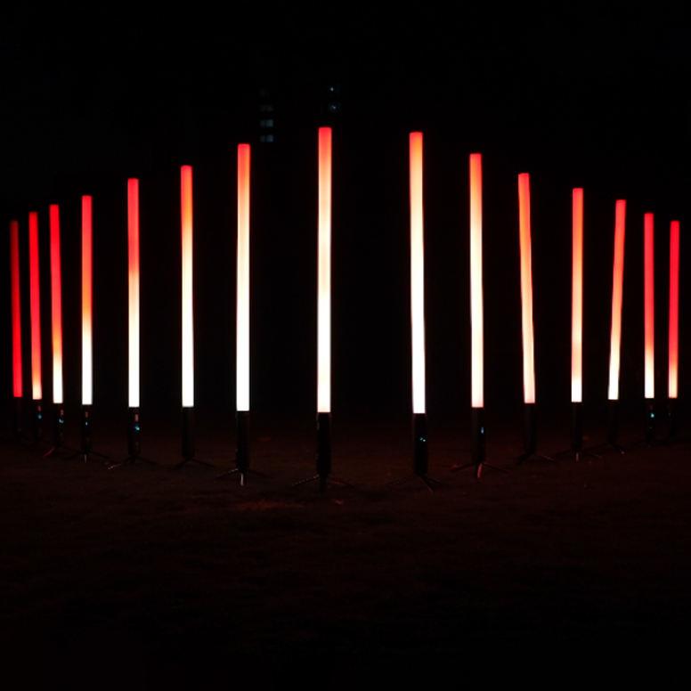 Cột Đèn LED 3D Tương Tác Thông Minh ZALAA – Hiệu Ứng Nhạc & Cảm Biến (Streaming Light Column)