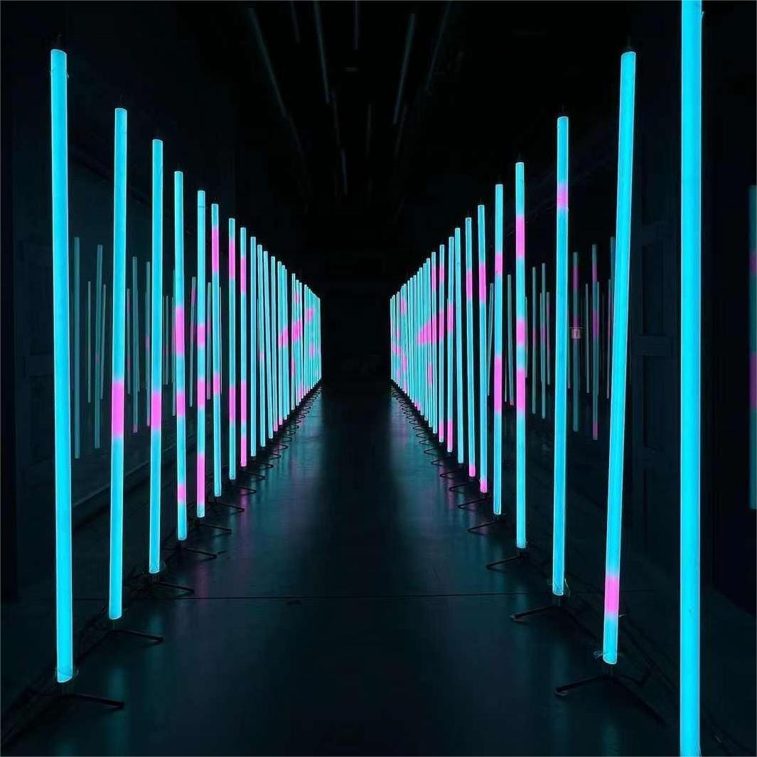 Cột Đèn LED 3D Tương Tác Thông Minh ZALAA – Hiệu Ứng Nhạc & Cảm Biến (Streaming Light Column)