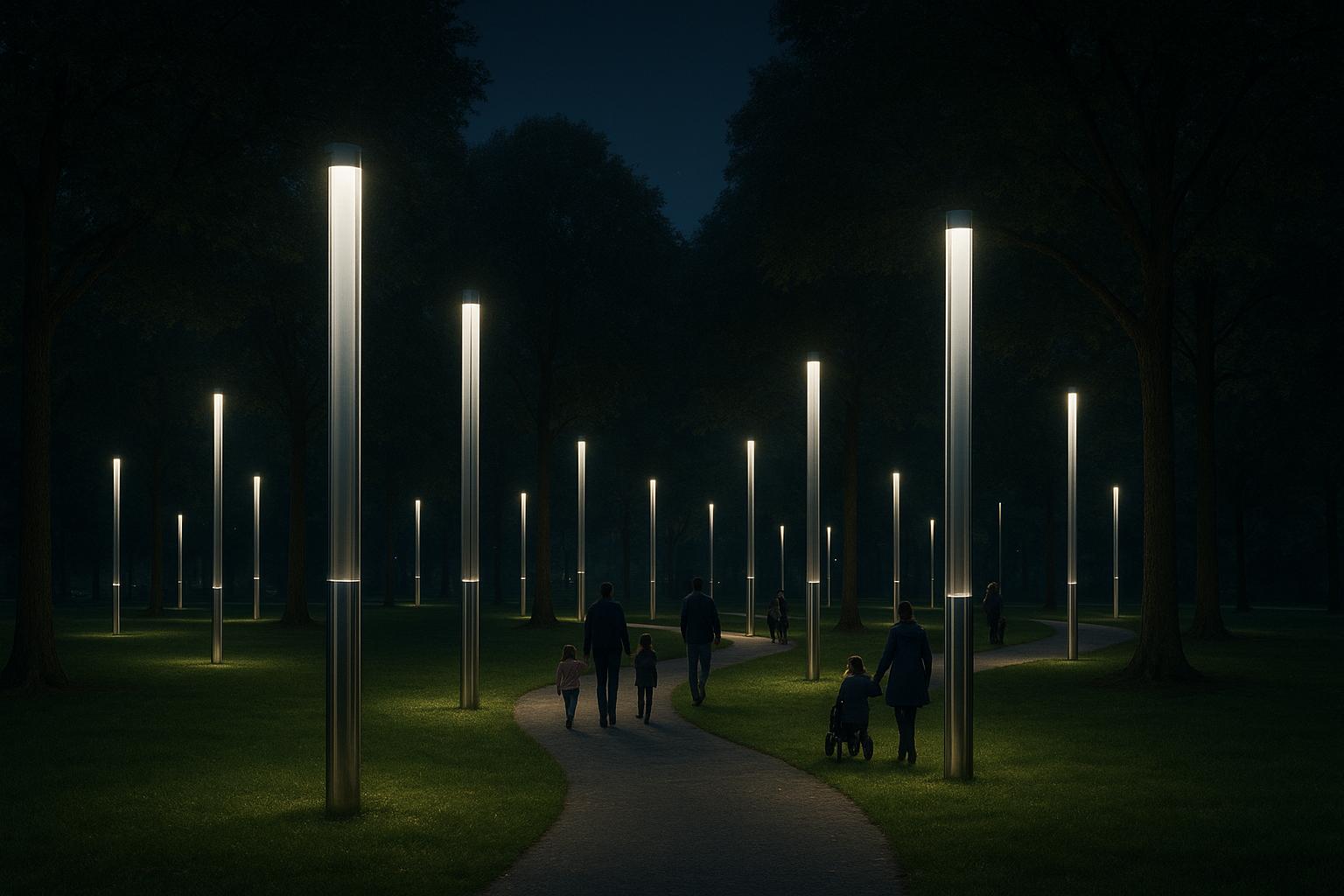 Cột Đèn LED 3D Tương Tác Thông Minh ZALAA – Hiệu Ứng Nhạc & Cảm Biến (Streaming Light Column)