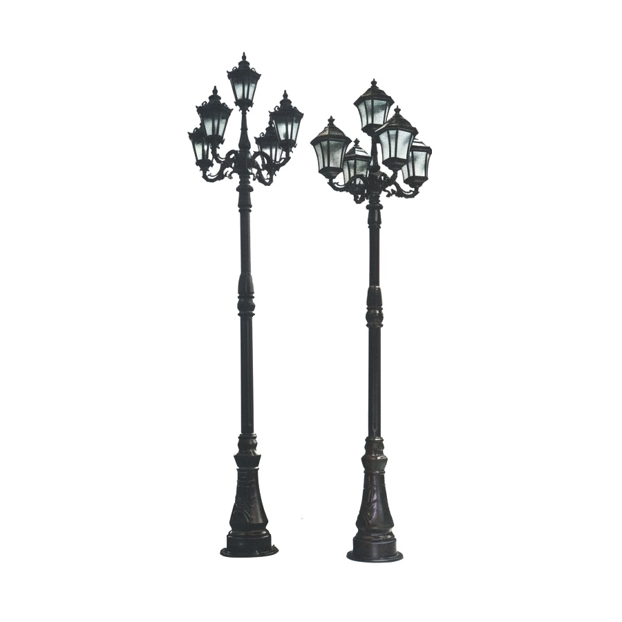 Cột Đèn LED Sân Vườn Tân Cổ Điển 5 Bóng Phong Cách Châu Âu | ZSV-GLP EU005