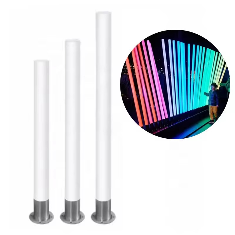Cột Đèn LED Thanh Tuyến Tính ZALAA DMX RGB đổi màu tương tác công cộng - LED Art Lights