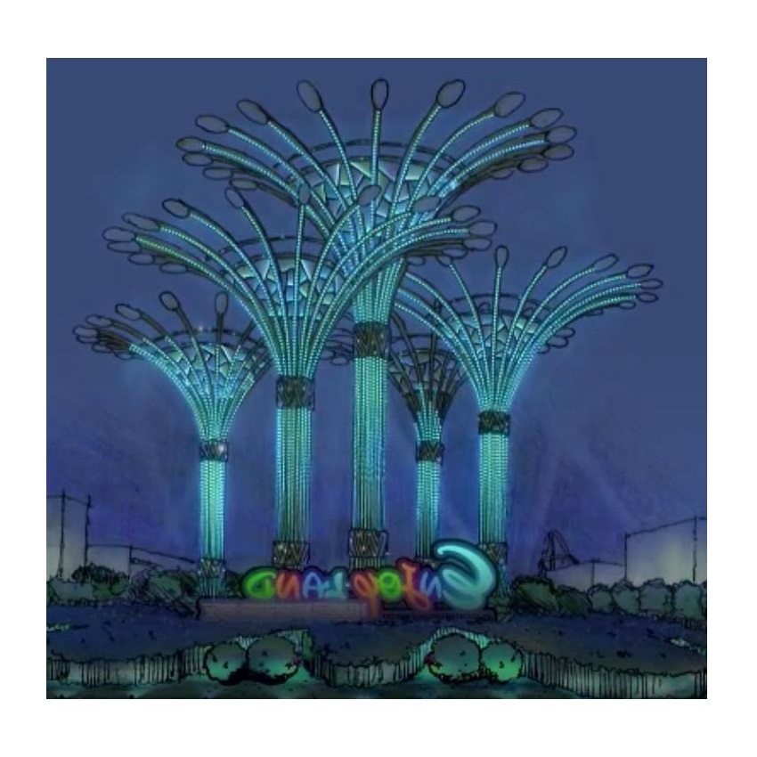 Cột Đèn Supertrees ZCQ-HH1019 ZALAA: Biểu Tượng Ánh Sáng Cho Đại Đô Thị