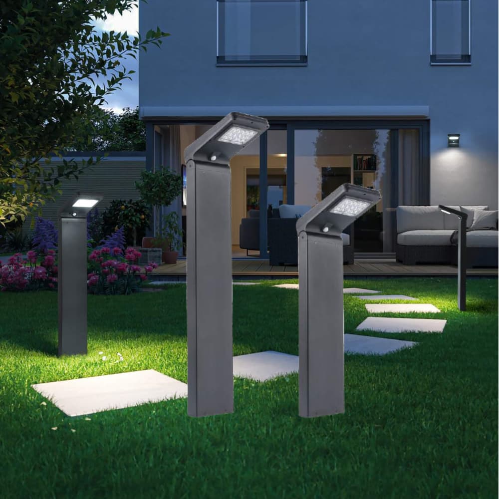 Cột Đèn Thấp Sân Vườn Năng Lượng Mặt Trời Hiện Đại Smartcity ZALAA ZG-CPD3008