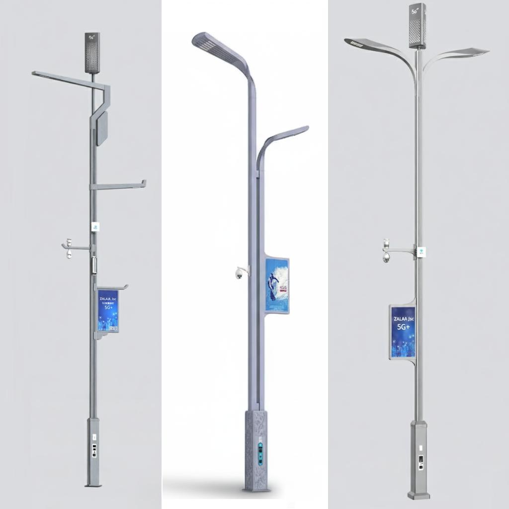 Cột Đèn Thông Minh Zalaa Dành Cho Dự Án Hướng Smart City | ZSP OEM 02