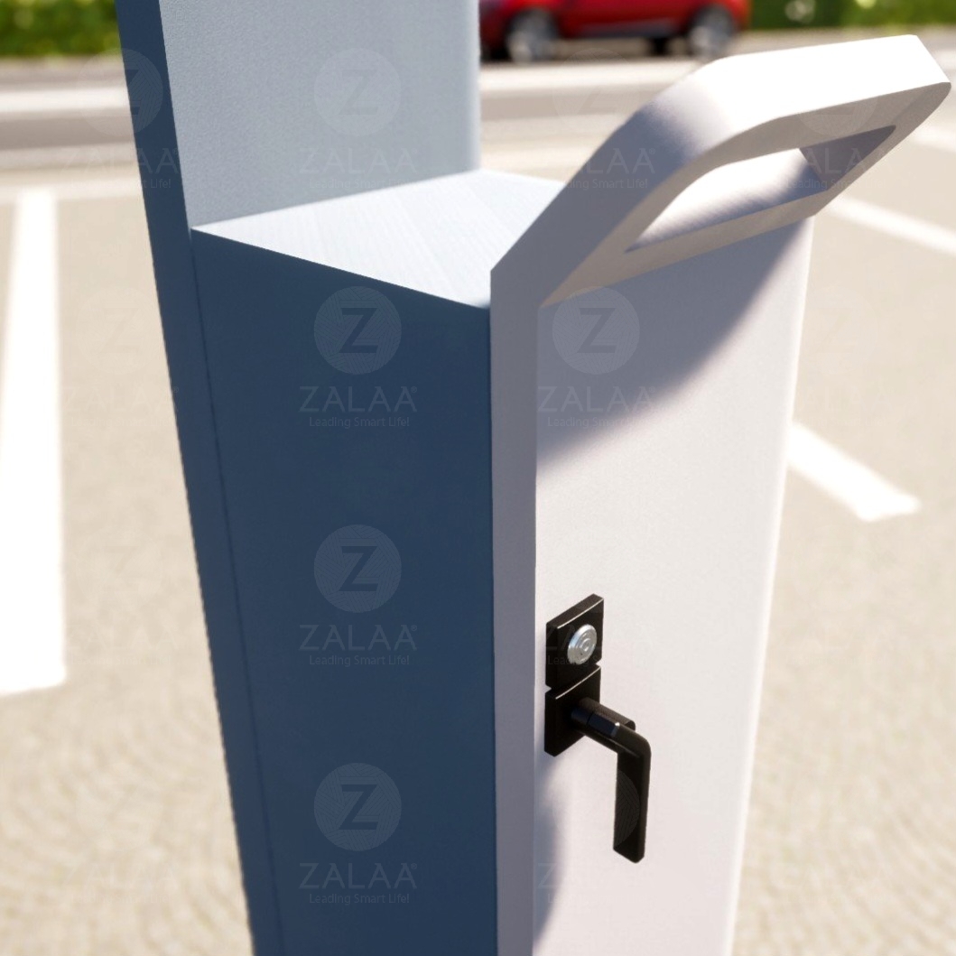 Cột Đèn Thông Minh ZALAA Có tích hợp vị trí lắp Camera và Biển Quảng Cáo LED