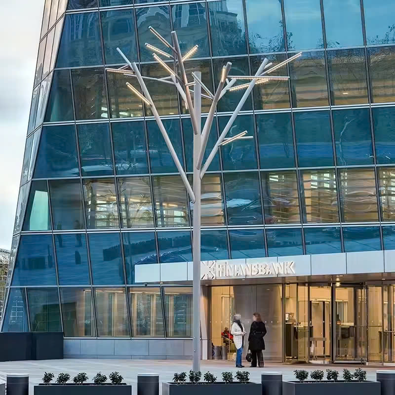 Cột Đèn Trang Trí Công Viên Ghép Nhiều Cành Cây Phát Sáng Cao 6M ZCV ZALAA LED Tree Lights