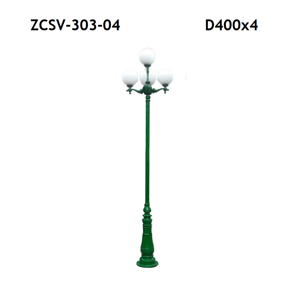 Cột Đèn Trang Trí Sân Vườn Công Viên ZCSV-303-04