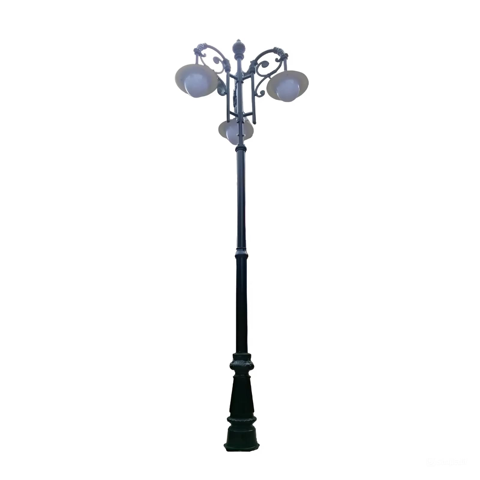 Cột Đèn Trang Trí Sân Vườn Chùm 3 Bóng - Mã sản phẩm ZCSV-VIN-3