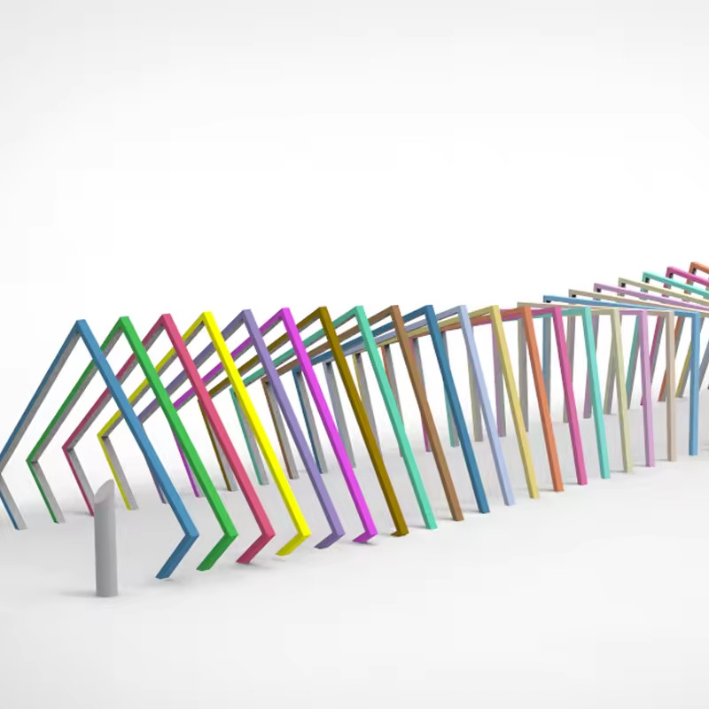 Cột Đèn ZALAA Mô Hình 3D Đổi Màu RGB Tương Tác Nơi Công Cộng, Đường Phố, Công Viên - LED Art Lights