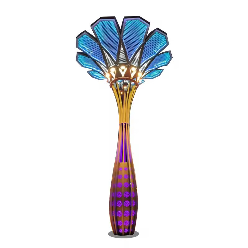 Cột Đèn ZALAA Trang Trí Nghệ Thuật RGB Chiếu Sáng Cho Dự Án Công Viên Ánh Sáng - LED Festival Lights