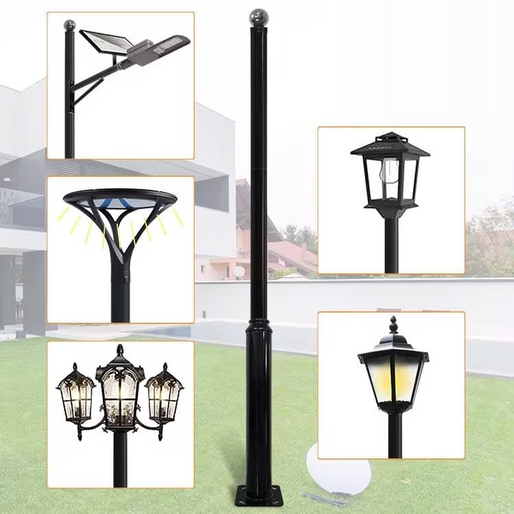 Cột Giật Cấp D76 cho Đèn Công Viên/Sân Vườn Zalaa cao từ 2m đến hơn 5m