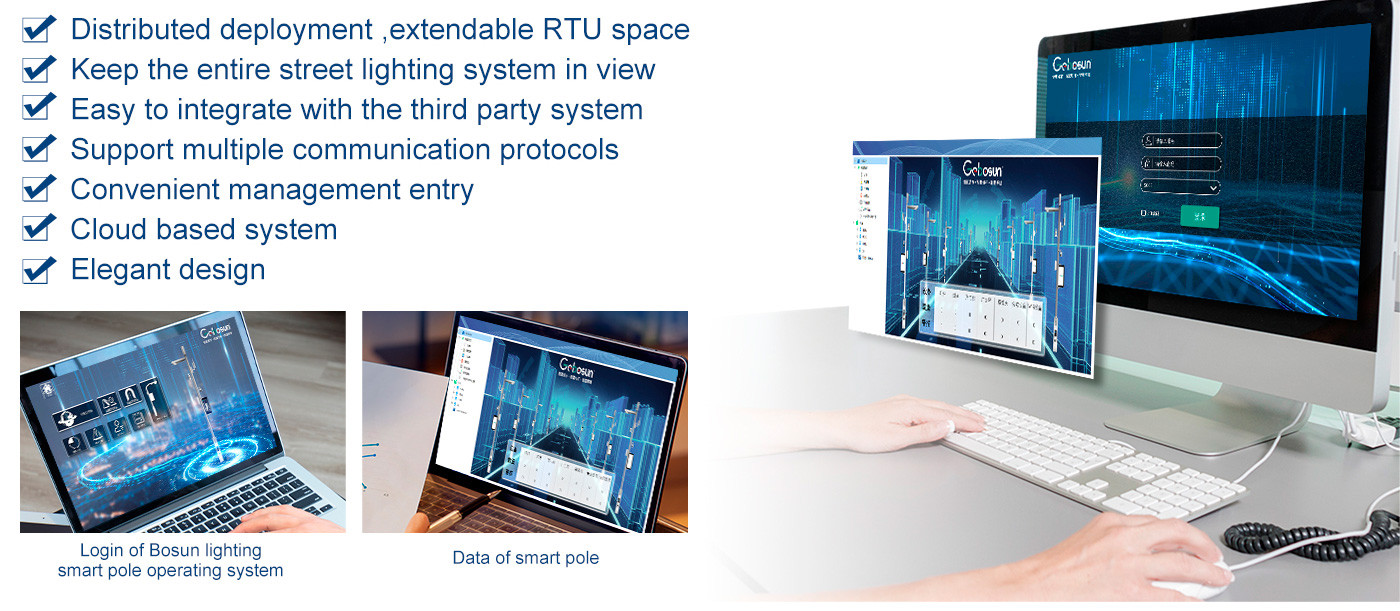 Cột Thông Minh ZBS-Smart Pole 01Y ZALAA OEM/ODM cho Smart Park, Square, Community