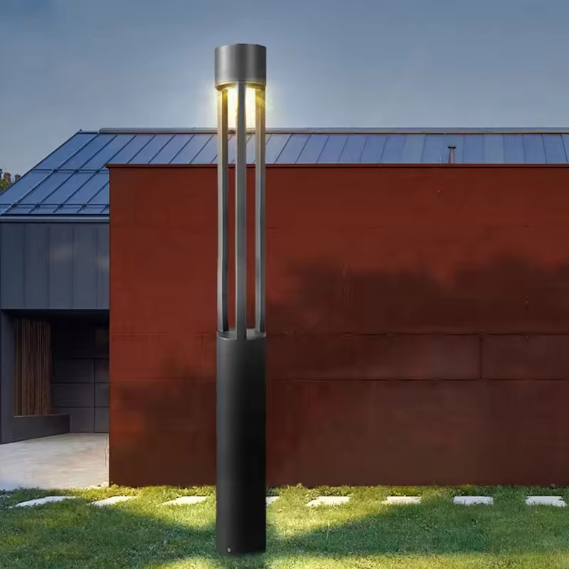 Cột Trụ Đèn LED Cao 2m-4m thân tròn thiết kế theo yêu cầu