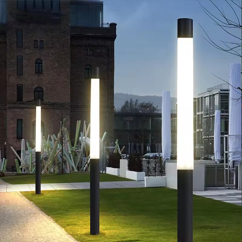 Cột Trụ Đèn LED Cao 2m-4m thân tròn thiết kế theo yêu cầu