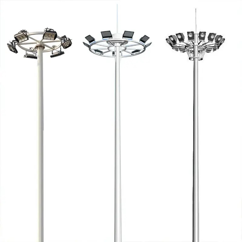 Cột Đèn Chiếu Sáng Đa Giác cao 6m, 7m, 8m đến 14m, 17m - Ống thép côn bền bỉ