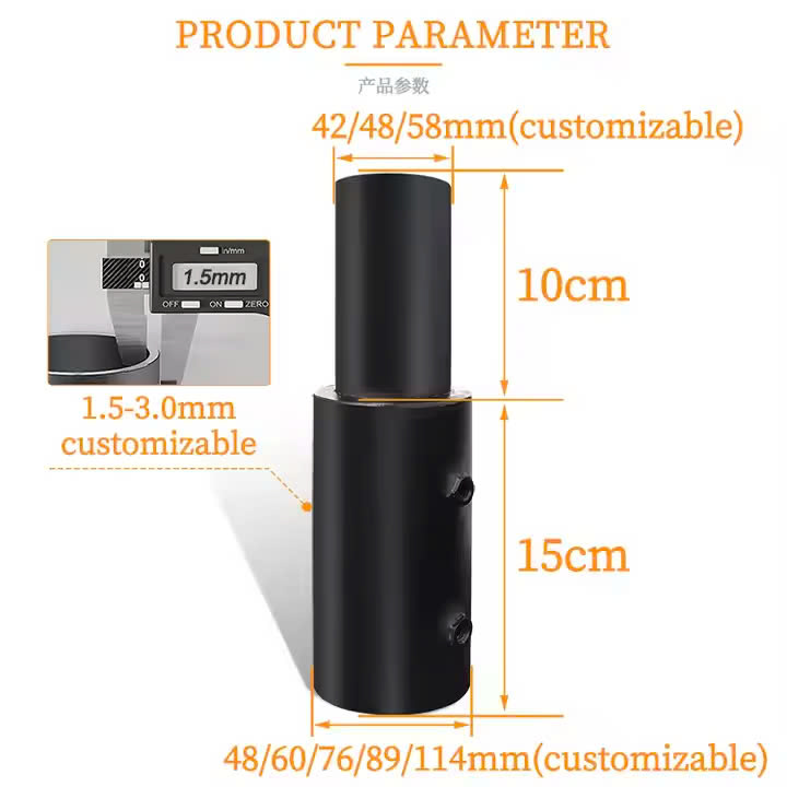 Cụm Đầu Nối Chuyển Đổi Kích Thước Cột Đèn 76mm to 60mm - Zalaa Street Lamp Pole Adapter 76 to 60mm