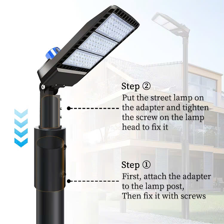 Cụm Đầu Nối Chuyển Đổi Kích Thước Cột Đèn 76mm to 60mm - Zalaa Street Lamp Pole Adapter 76 to 60mm