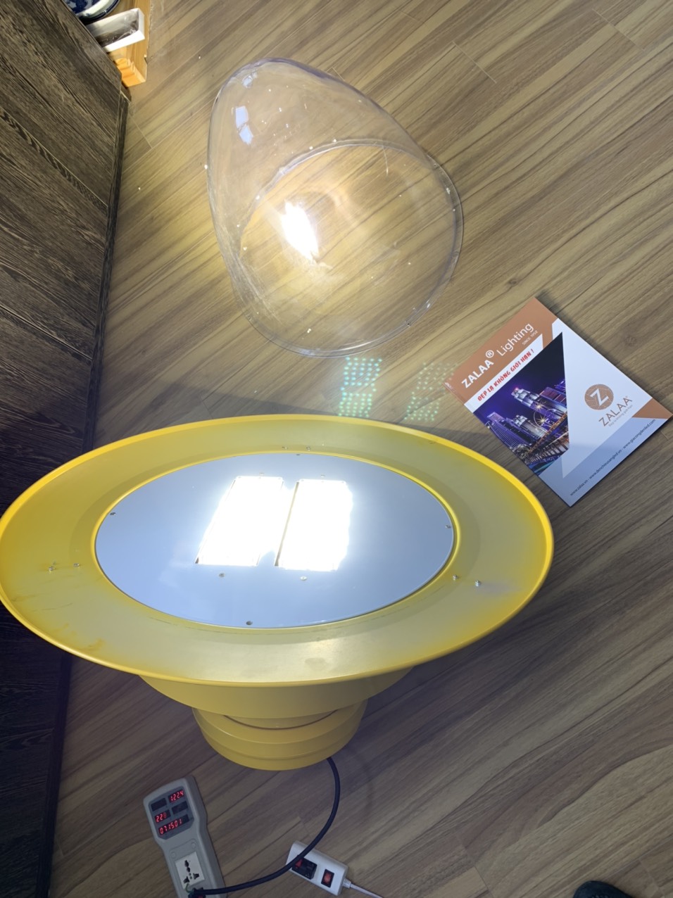 Đèn đường dự án mã sản phẩm ZODER039-120 Mai chiếu thủy cơ lớn D750mm, công suất 120w