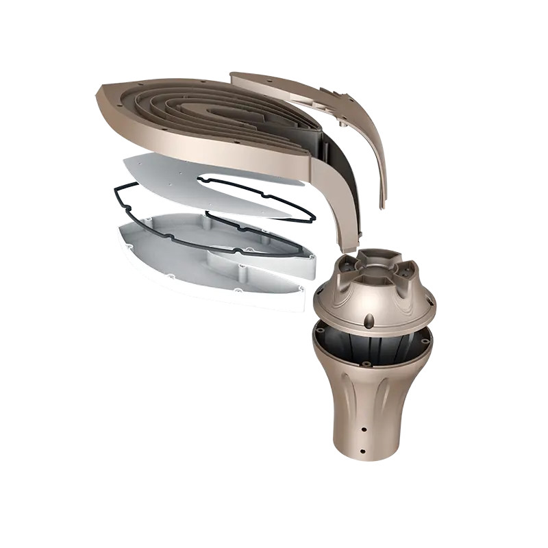 Đèn LED Chiếu Sáng Cảnh Quan Công Viên ZAT-1055 Công Suất 40-120W Phù Hợp Cột điện 3-6M