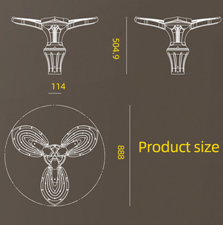 Đèn LED Chiếu Sáng Cảnh Quan Công Viên ZAT-1055 Công Suất 40-120W Phù Hợp Cột điện 3-6M