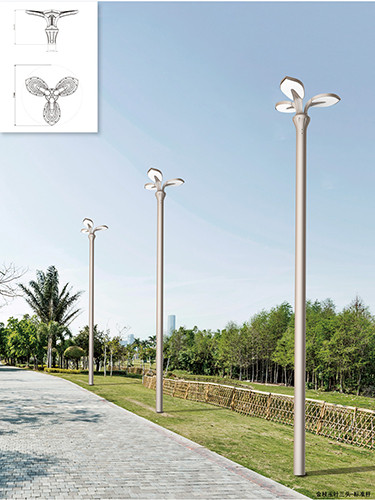 Đèn LED Chiếu Sáng Cảnh Quan Công Viên ZAT-1055 Công Suất 40-120W Phù Hợp Cột điện 3-6M