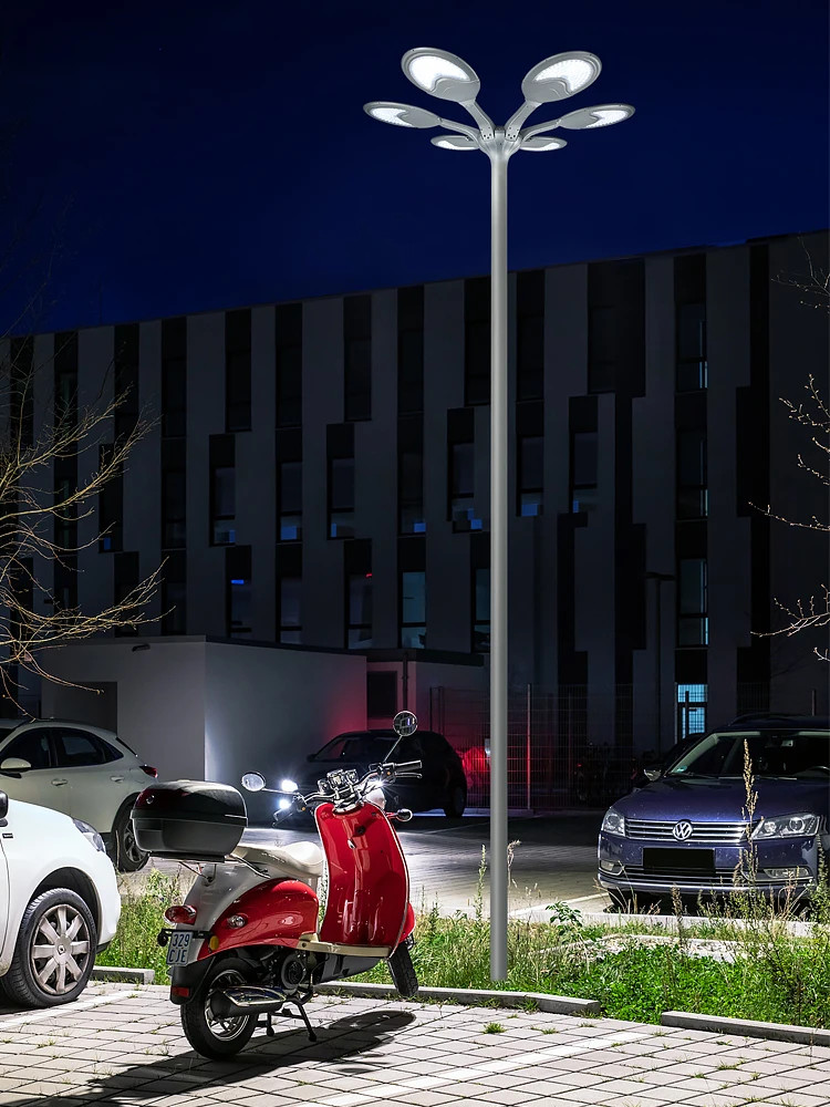 Đầu Đèn LED  ZALAA Chiếu Sáng Đường Phố Smart City Hiện Đại Kiểu Dáng Bông Hoa Cho cột cao 6-10m