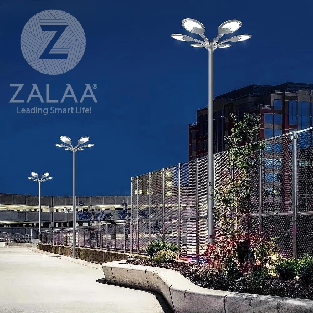 Đầu Đèn LED  ZALAA Chiếu Sáng Đường Phố Smart City Hiện Đại Kiểu Dáng Bông Hoa Cho cột cao 6-10m