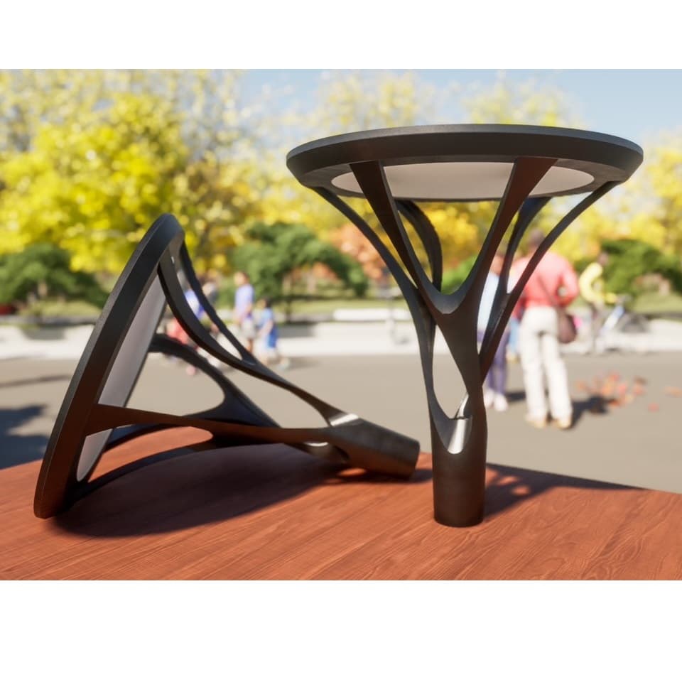 Đầu Đèn Trang Trí Công Viên Hiện Đại ZCV-H640-D610 ZALAA Công Suất 50W - 100W