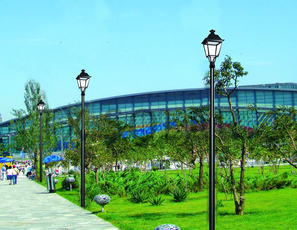 Đầu Đèn Trang Trí và Chiếu Sáng Công Viên hiện đại, Khu Đô Thị thông minh